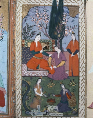 TSM B408; Kalender Pasa, I. Ahmed Albumu, 1603-18, fol 14a, detay