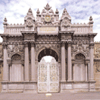 The main gate of  Dolmabahce Palace