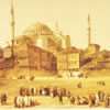 A view of At Meydani from Fossati Album,  19th century