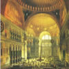 Interior of the Hagia Sophia from Fossati Album, 19th century
