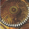 Interior view of the dome at the Hagia Sophia