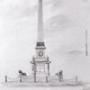 Tanzimat Memorial project, Gaspare Fossati, 1840, (Bellizona Cantonale Archive)