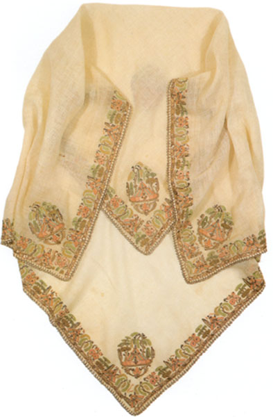 Embroidery, Cevre, Late 18th Century