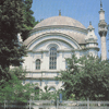 The rear facade of Kucuk Mecidiye (Ciragan) Mosque