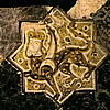 Sphinx On A Star Shaped Tile, Lustre Technique, Kubadabad Palace