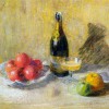 A still life, 52 x 70 cm, pastel on cardboard, The Museum of Painting and Sculpture in Ankara