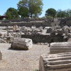 The remains of the tomb of Mausolus Halicarnassus