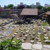 The remains of the tomb of Mausolus, Halicarnassus