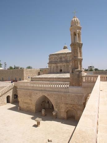 Exterior view of El-Adhra Church at Hah