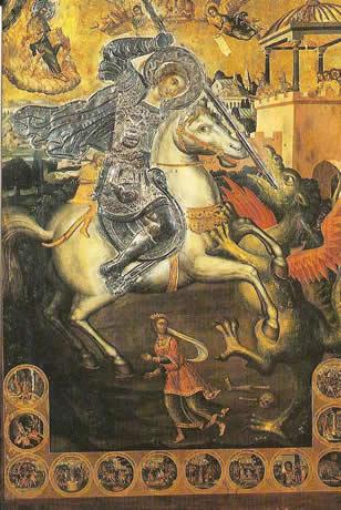 The image of St. George