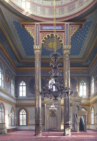 The interior of Hamidiye Mosque
