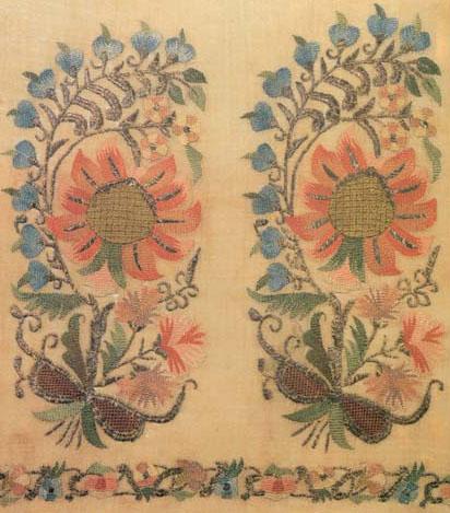 Embroidery, 2nd Half Of The 18th Century