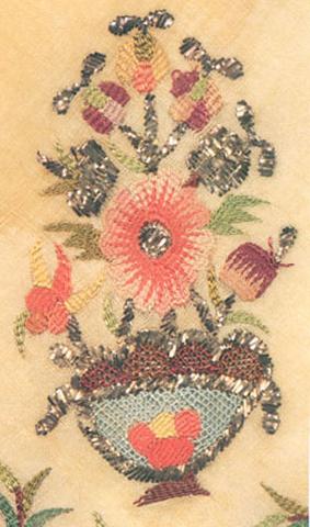 Embroidery, Cevre, Late 18th Century