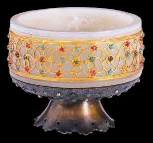 The Art Of Jewelry In The Ottoman Court, Jewelled Jade Cup, Topkapi Museum