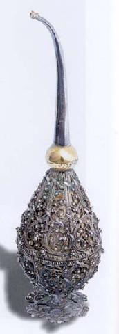Silver Filigree (telkari) Rosewater Sprinkler, Turkish and Islamic Arts Museum