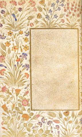 Floral Motifs In Illumination, Muhibbi Divani, Illuminated By Karamemi