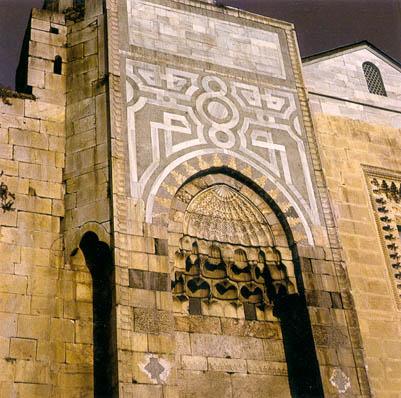 Stone Carving, Portal Of The Courtyard Of The Isa Bey Mosque