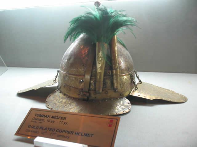 Gold Plated Copper Helmet