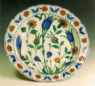 Polychrome Plate Iznik c. 1575-80