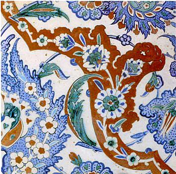 Tile From A decorative Panel