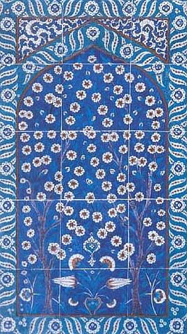 Wall Tiles Of The Circumcision Chamber In The Topkapi Place
