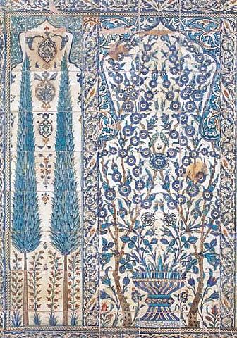 The Cypress Designed Tiles, The Topkapi Place 
