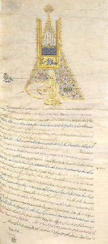 Ferman of Sultan Osman III
