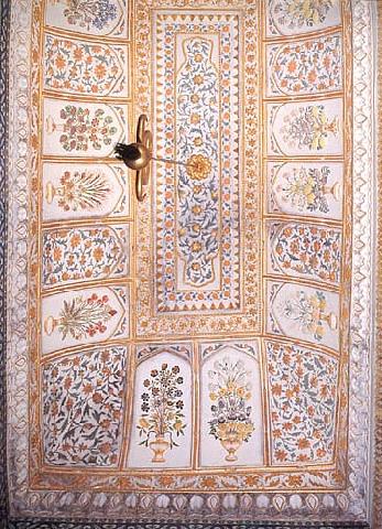 Flower Motifs In Tiles