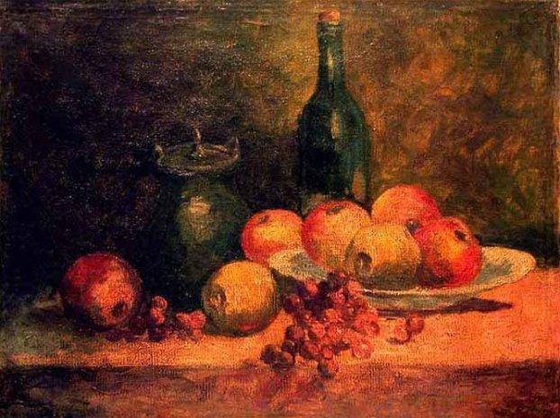 A still life, oil on canvas, 34 x 45.5 cm, private collection