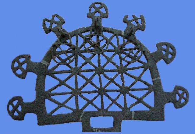 A sun disk, Pre-Hittite religious Standard, Alacahöyük