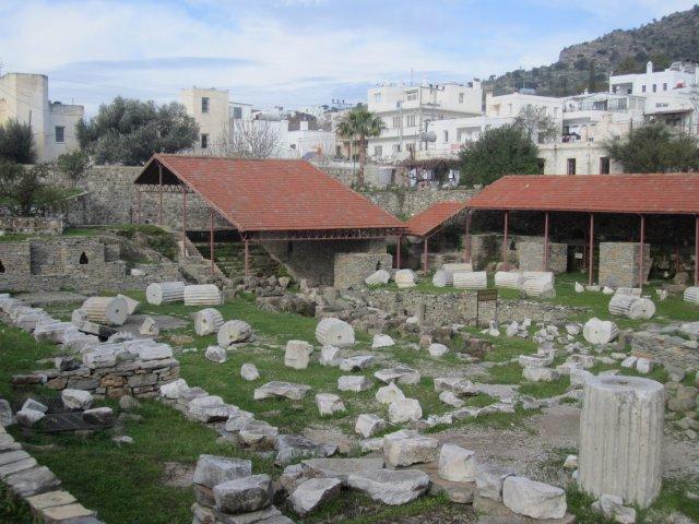 The remaining portions of the tomb of Mausolus, Halicarnassus
