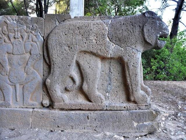 Lion relief , Karatepe-Aslantas